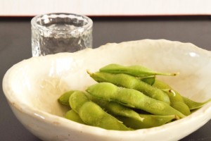 北海道十勝地方の中札内村（なかさつないむら）の特産品である枝豆